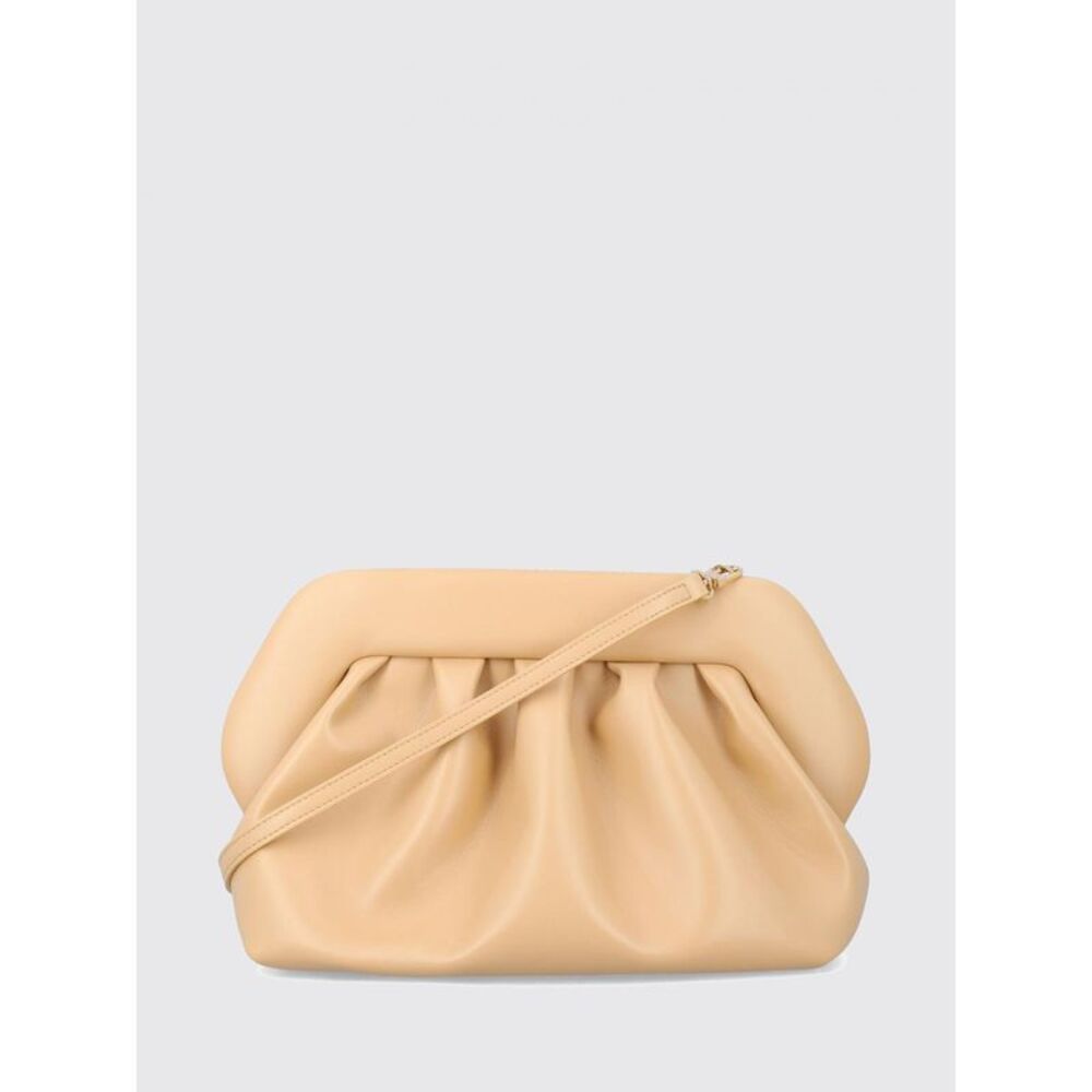 Themoire Clutch Woman Beige